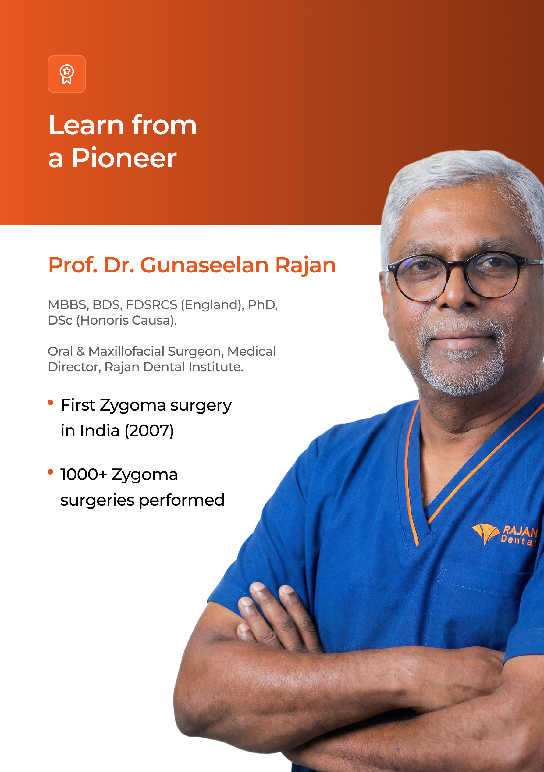 Prof. Dr. Gunaseelan Rajan — Learn From a Pioneer